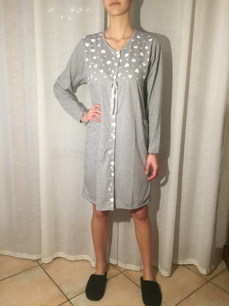 Camicia da notte aperta davanti in cotone Notti Magiche Pigiami e