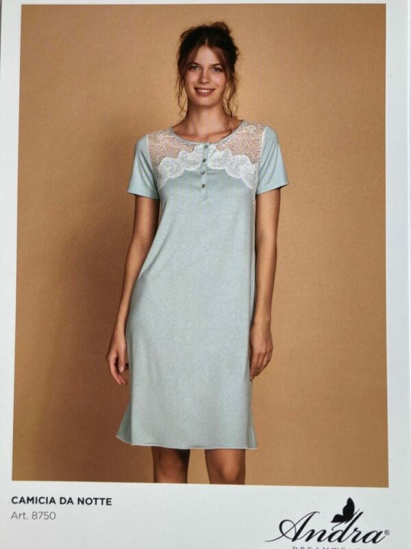 Camicia da notte viscosa - Andra -