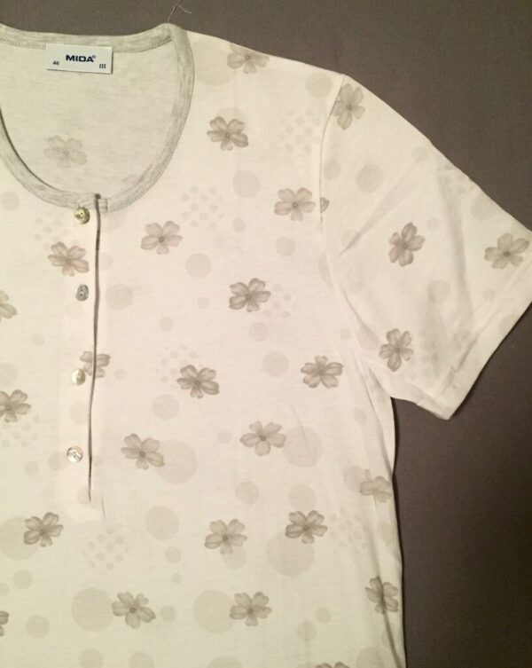 Camicia da notte cotone -Mida - - immagine 3