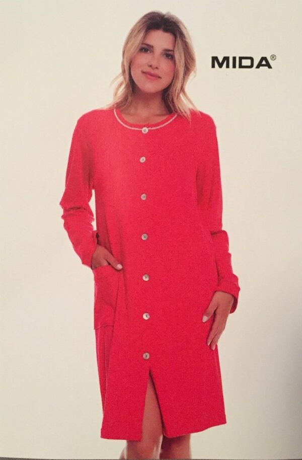 Vestaglia donna cotone - Mida - - immagine 3
