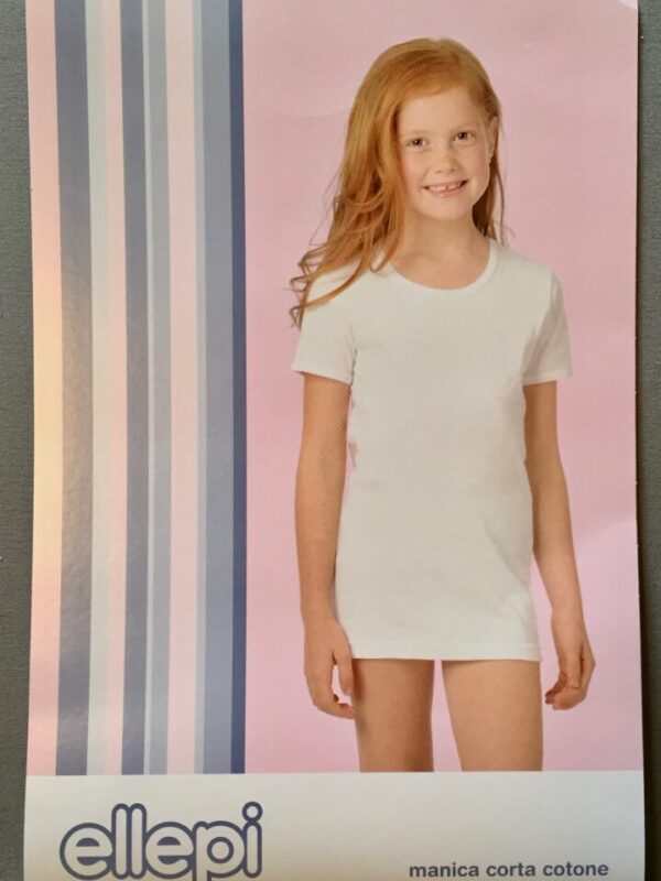 Maglia bimba cotone mezza manica - Ellepi -