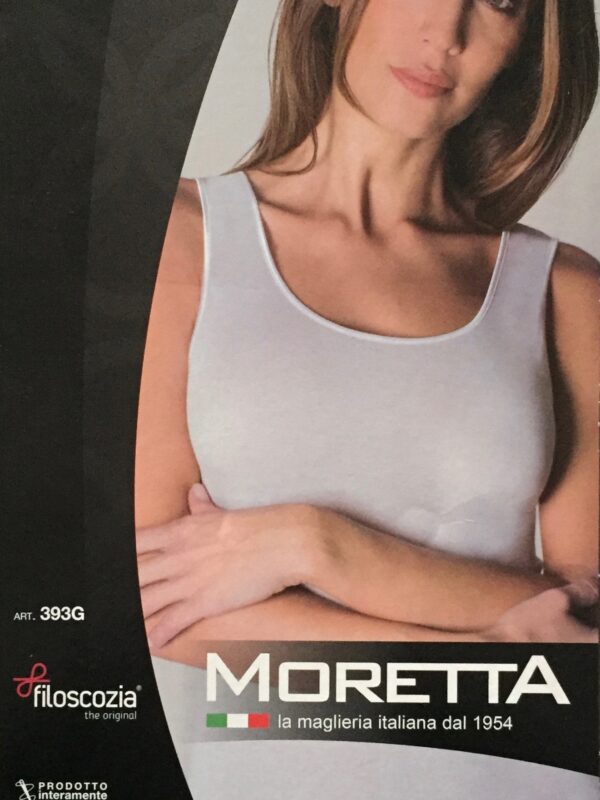 Canottiera donna filo di scozia - Moretta -
