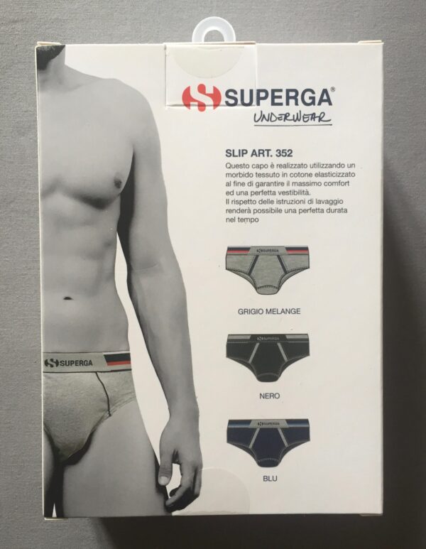 Slip uomo cotone elasticizzato pacco da 3  - Superga - - immagine 2