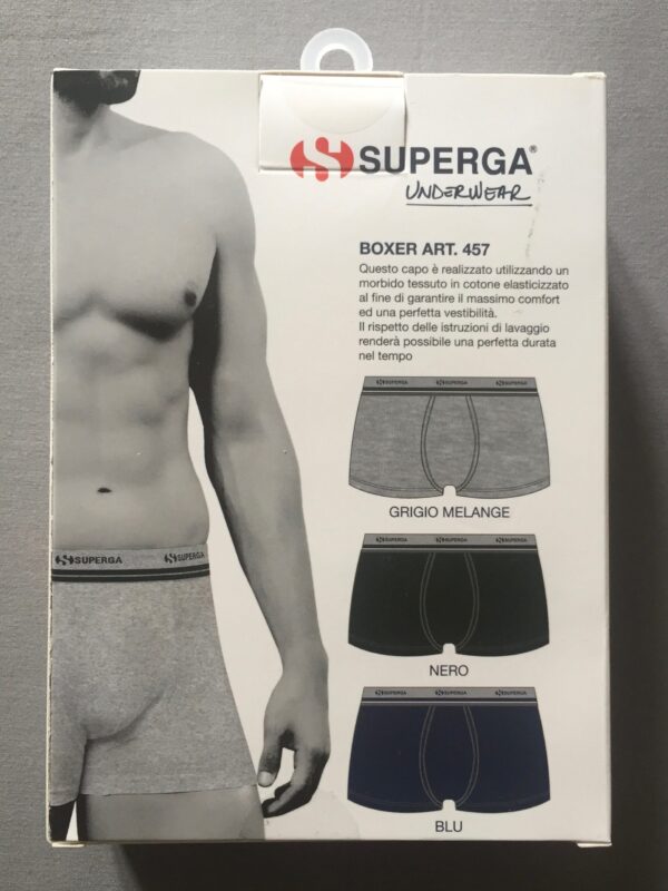 Boxer uomo cotone elasticizzato pacco da 2  - Superga - - immagine 2