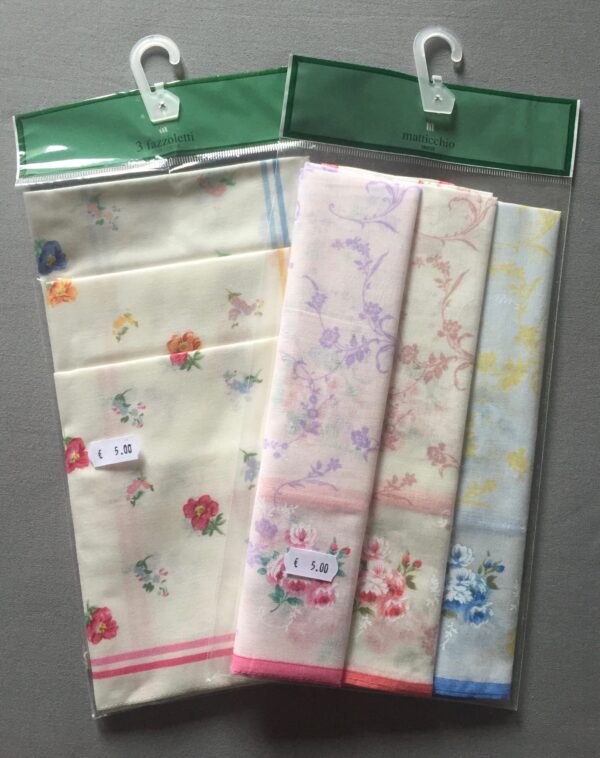 Fazzoletti donna cotone confezione da 3 pezzi  - Matticchio -