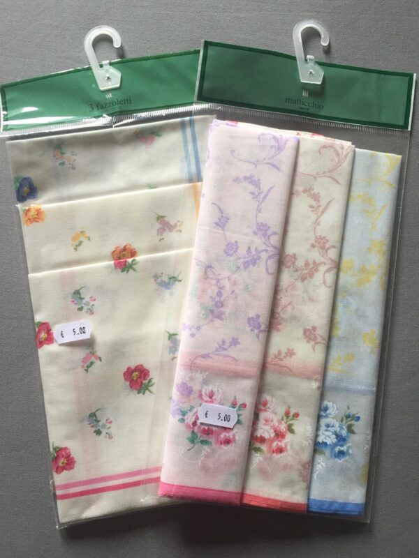 Fazzoletti donna cotone confezione da 3 pezzi  - Matticchio -