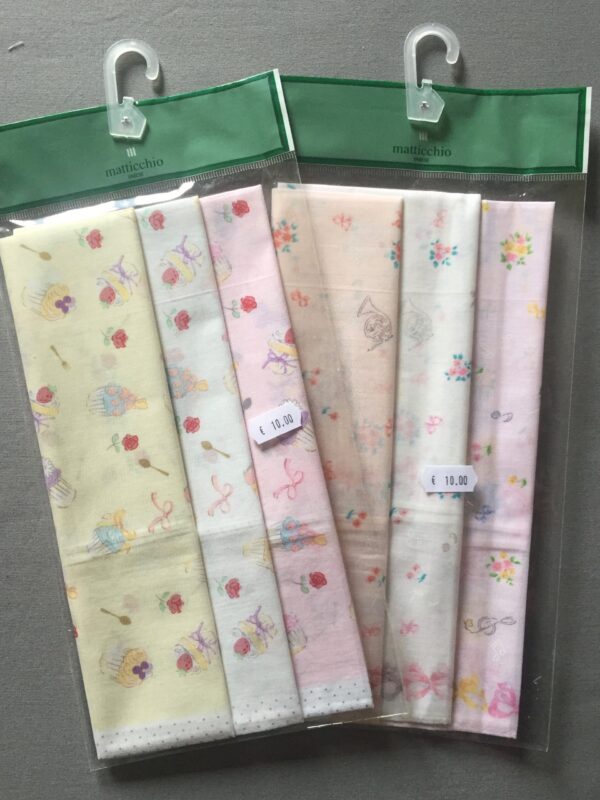 Fazzoletti donna cotone confezione da 3 pezzi - Matticchio -