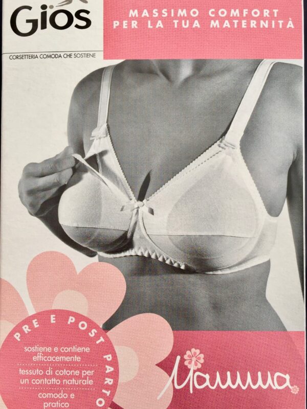 Reggiseno da allattamento in cotone Gios
