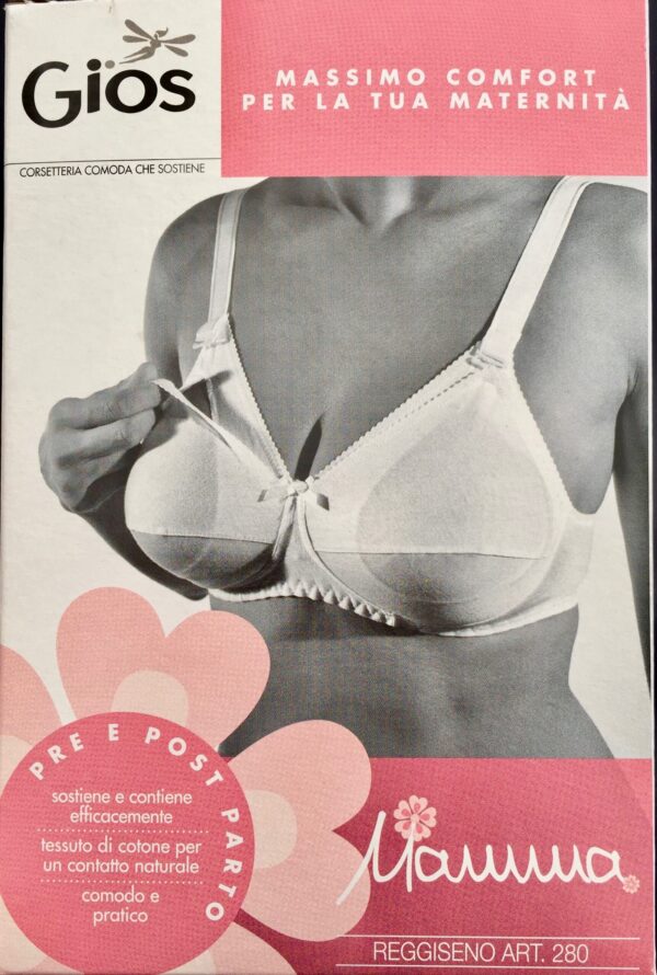 Reggiseno da allattamento in cotone Gios