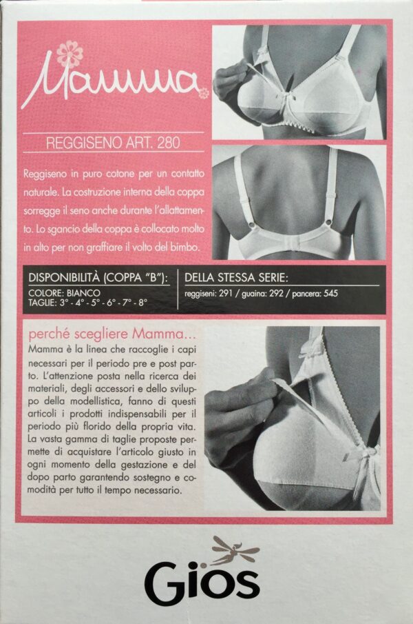 Reggiseno da allattamento in cotone Gios - immagine 2