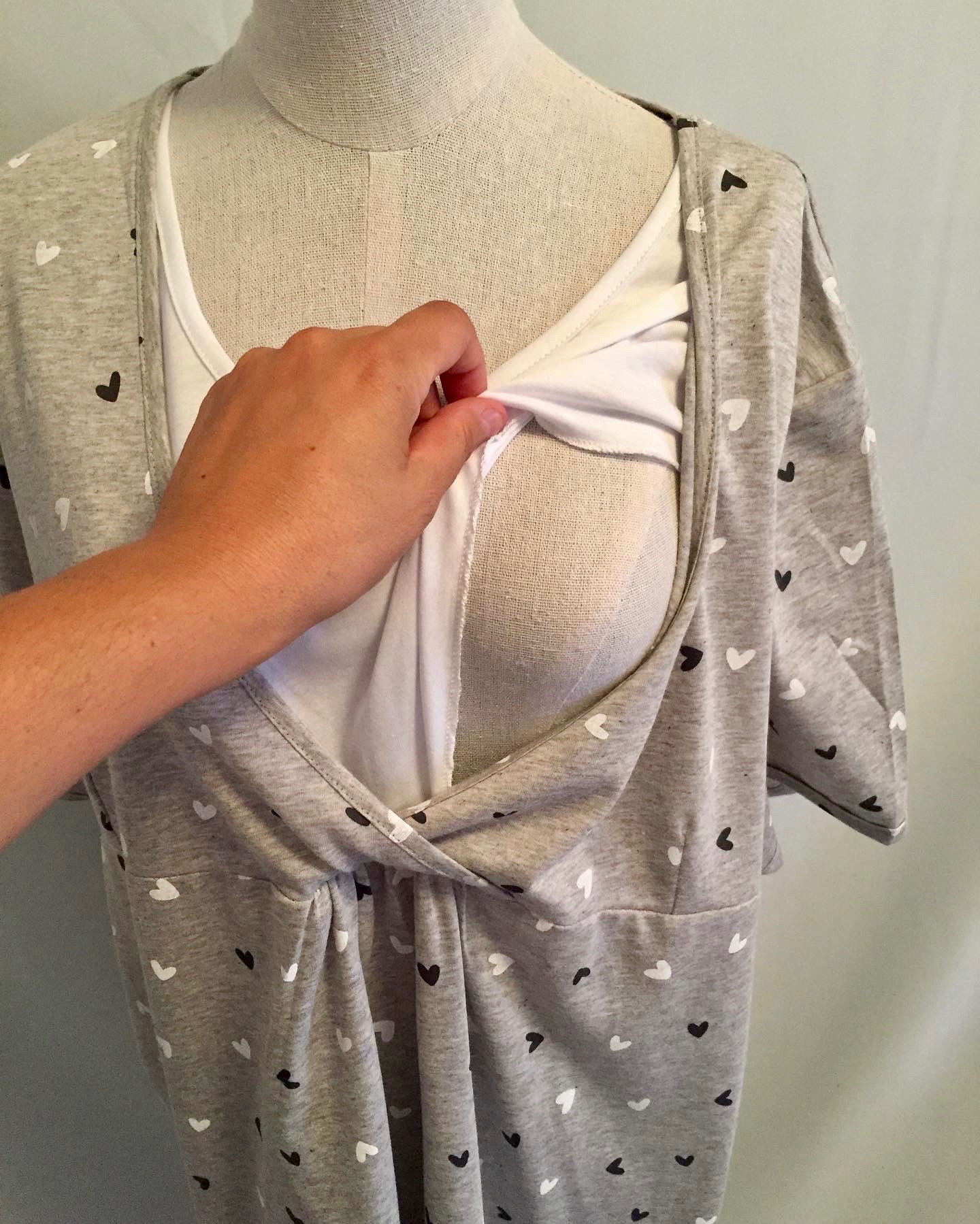 Zeitlos Camicia Da Notte Donna Manica Lunga Mélange - Morbida E Calda Taglie Forti