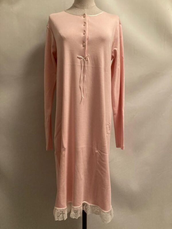Camicia da notte in cotone caldo "Andra"