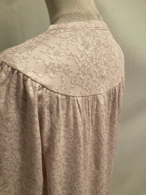 Camicia da notte in caldo cotone con carrè "Linclalor" - immagine 4